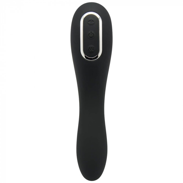 Вібратор і вакуумний стимулятор Alive Midnight Quiver Black - іграшка 2 в 1