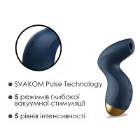 Вакуумный стимулятор Svakom Pulse Pure Navy Blue