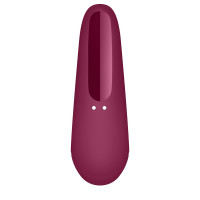 Вакуумный клиторальный стимулятор Satisfyer Curvy 1+ Rose Red с управлением через интернет