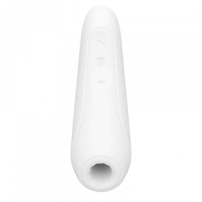 Вакуумний кліторальний стимулятор Satisfyer Curvy 1+ White
