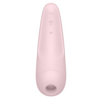 Вакуумный клиторальный стимулятор Satisfyer Curvy 2+ Pink с управлением через интернет