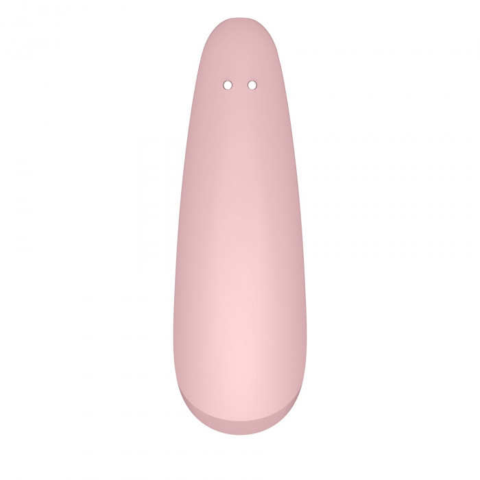 Вакуумный клиторальный стимулятор Satisfyer Curvy 2+ Pink с управлением через интернет