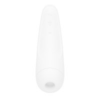 Вакуумний кліторальний стимулятор Satisfyer Curvy 2+ White з керуванням через інтернет