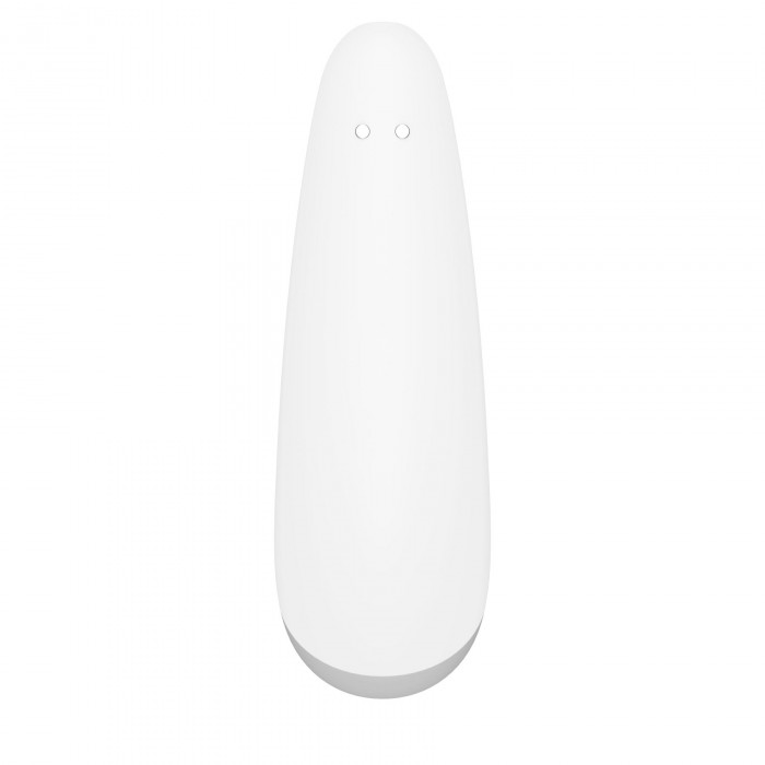 Вакуумний кліторальний стимулятор Satisfyer Curvy 2+ White з керуванням через інтернет