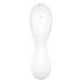 Вакуумний смарт-стимулятор із вібрацією Satisfyer Curvy Trinity 5 (White), керування зі смартфона