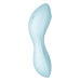Вакуумный смарт-стимулятор с вибрацией Satisfyer Curvy Trinity 5 (Blue), управление со смартфона