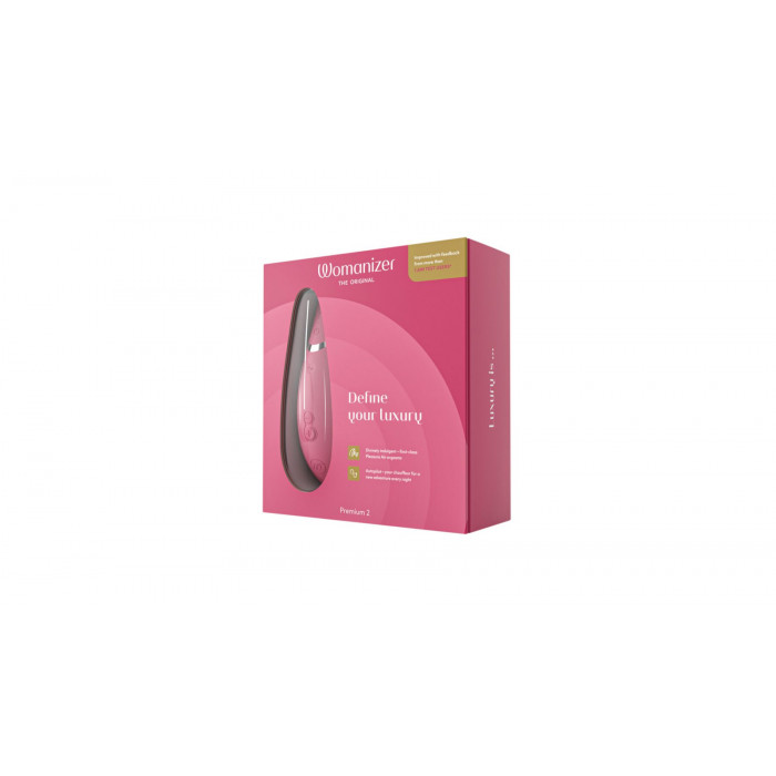Вакуумний кліторальний стимулятор Womanizer Premium 2 - Raspberry