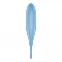 Вібратор для клітора з вакуумною стимуляцією Satisfyer Twirling Pro Blue