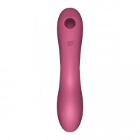 Вакуумный стимулятор с вибрацией Satisfyer Curvy Trinity 3 Red
