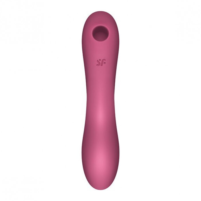 Вакуумный стимулятор с вибрацией Satisfyer Curvy Trinity 3 Red