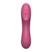 Вакуумный стимулятор с вибрацией Satisfyer Curvy Trinity 3 Red