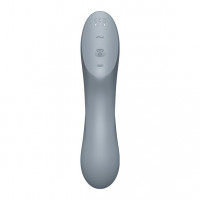 Вакуумный стимулятор с вибрацией Satisfyer Curvy Trinity 3 BlueGrey