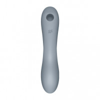 Вакуумный стимулятор с вибрацией Satisfyer Curvy Trinity 3 BlueGrey