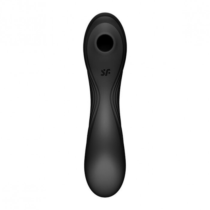 Вакуумний стимулятор з вібрацією Satisfyer Curvy Trinity 4 Black