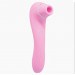 Вібратор і вакуумний стимулятор Alive Midnight Quiver Pink - іграшка 2 в 1