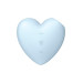Вакуумний стимулятор-серце з вібрацією Satisfyer Cutie Heart Blue