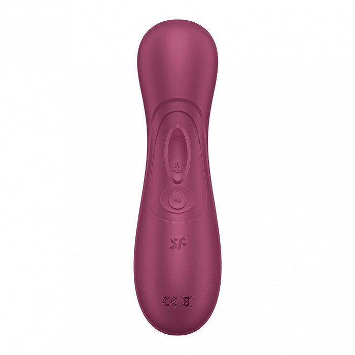 Вакуумний кліторальний стимулятор Satisfyer Pro 2 Generation 3 with Liquid Air Connect App Wіnе Red