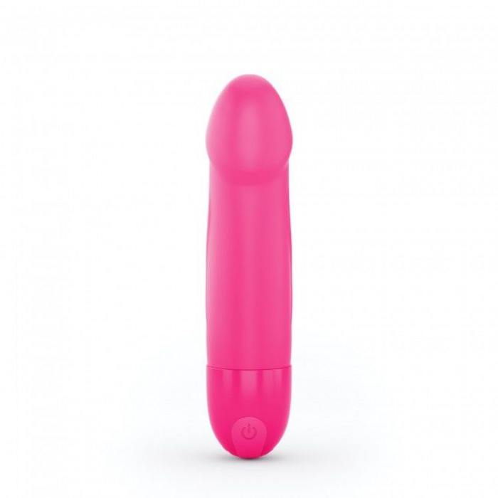 Вібратор Dorcel Real Vibration S Magenta 2.0, діаметр 3,7см, перезаряджається, для точки G