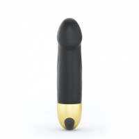Вібратор Dorcel Real Vibration S Gold 2.0, діаметр 3,7см, перезаряджається, для точки G Вібратор Dorcel Real Vibration S Gold 2.0, діаметр 3,7см, перезаряджається, для точки G