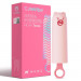 Вібратор CuteVibe Teddy Pink (Black Dildo), реалістичний вібратор під виглядом морозива