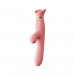 Вібратор з підігрівом та вакуумною стимуляцією клітора Zalo - ROSE Vibrator Strawberry Pink