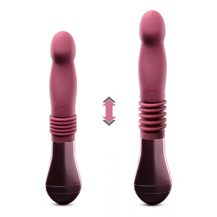 ВибраторTEMPTASIA TRIXIE THRUSTING DILDO WINE