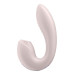 Двойной смарт вибратор с вакуумной стимуляцией клитора Satisfyer Sunray Connect App Pink