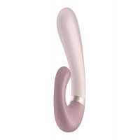 Подвійний смарт вібратор із функцією нагріву Satisfyer Heat Wave Connect App Mauve