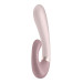 Подвійний смарт вібратор із функцією нагріву Satisfyer Heat Wave Connect App Mauve