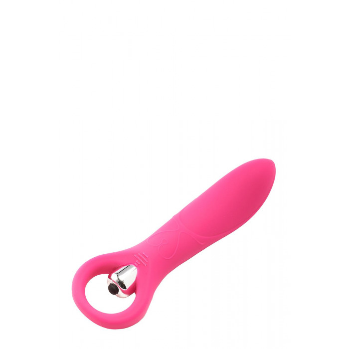 Мини вибратор для точки G Dream Toys FLIRTS 10 FUNCTIONS RING VIBRATOR PINK