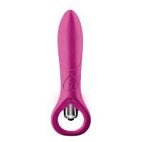Мини вибратор для точки G Dream Toys FLIRTS 10 FUNCTIONS RING VIBRATOR PINK