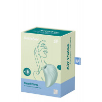 Вакуумный клиторальный стимулятор с вибрацией Satisfyer Pearl Diver mint