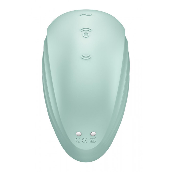 Вакуумный клиторальный стимулятор с вибрацией Satisfyer Pearl Diver mint