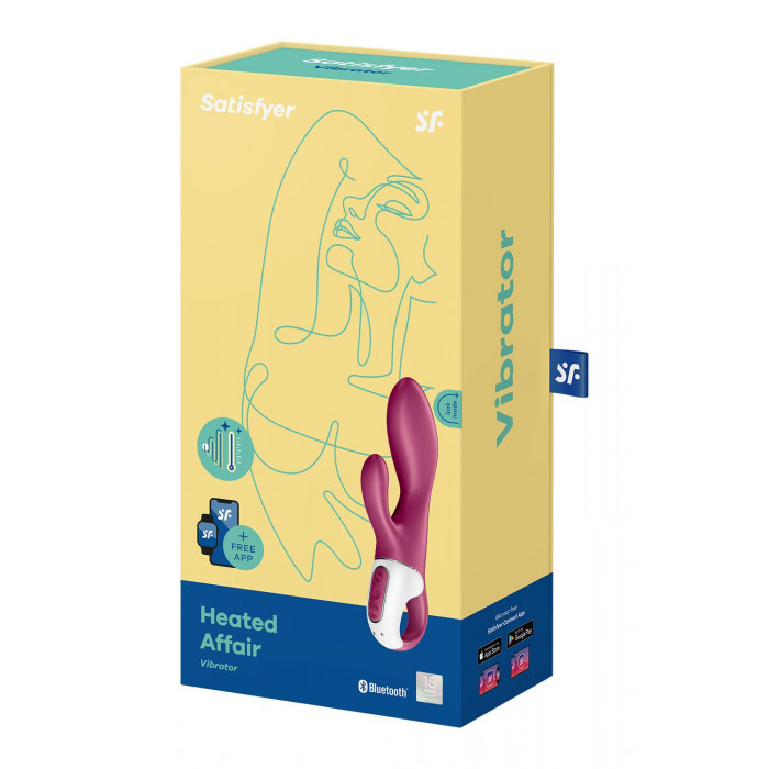 Подвійний смарт вібратор із функцією нагріву Satisfyer Heated Affair Connect App