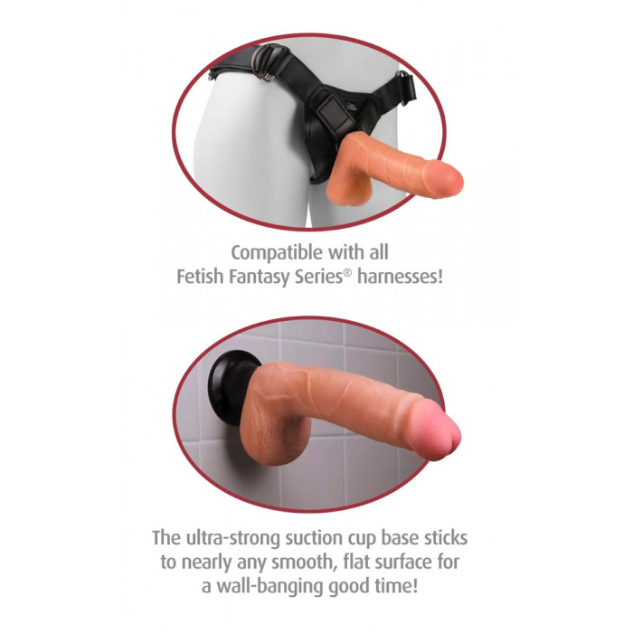 Вибратор Real Feel Deluxe No.1, 6.5" Flesh