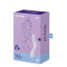 Подвійний вібратор із вакуумною стимуляцією Satisfyer Curvy Trinity 2 violet