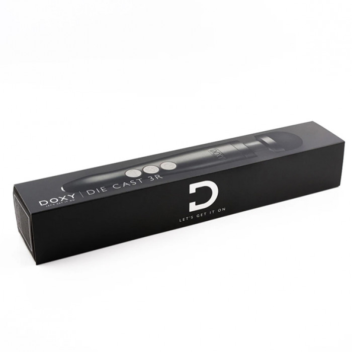 Масажер-мікрофон Doxy Die Cast 3R Wand Vibrator – чорний