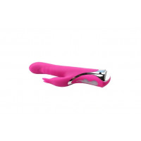 Вибратор кролик с вращением Chisa Missile Rabit-Pink