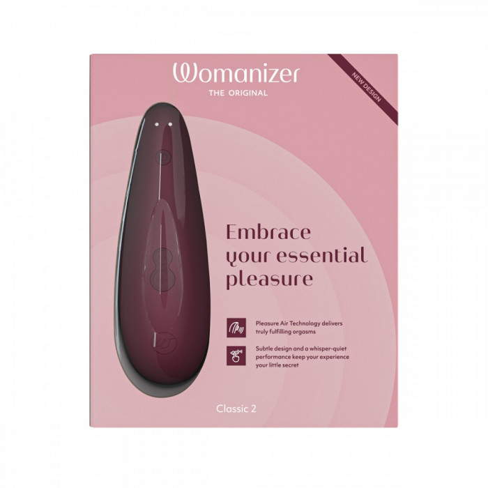 Вакуумный клиторальный стимулятор Womanizer Classic 2 Bordeaux