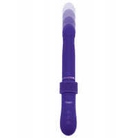 Вибратор с фрикциями и пульсацией на присоске Magnum Opus Supreme Thruster 2