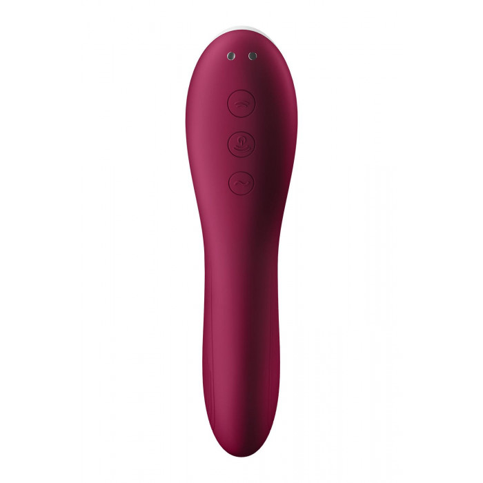 Вакуумний кліторальний стимулятор із вібрацією Satisfyer Dual Crush
