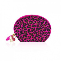 Вібратр RS - Essentials - Lovely Leopard Mini Wand Roze Вібратр RS - Essentials - Lovely Leopard Mini Wand Roze