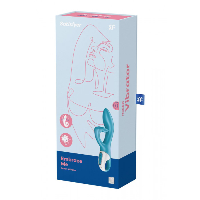 Вибратор кролик Satisfyer Embrace me turquoise