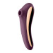 Вакуумный клиторальный стимулятор с вибрацией Satisfyer Dual Kiss wine red