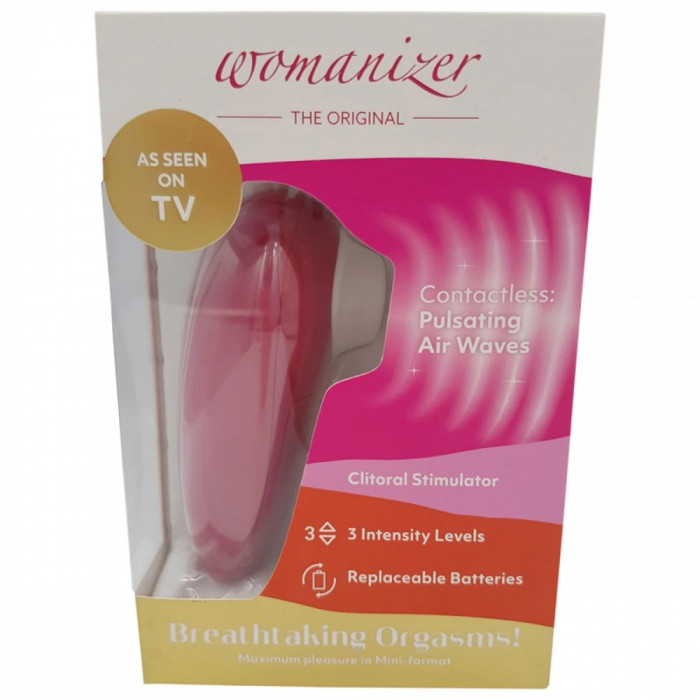 Вакуумный клиторальный стимулятор WOMANIZER Mini Red Wine