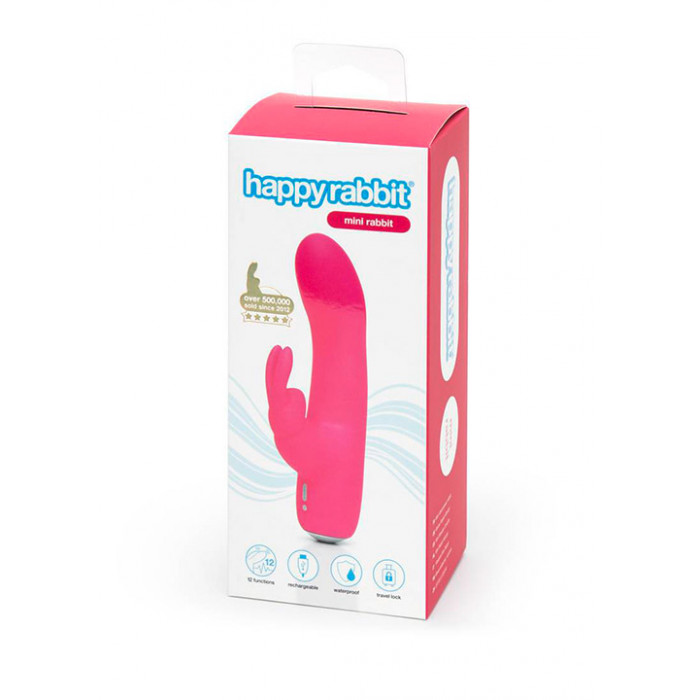 Міні вібратор кролик Happy Rabbit Rechargeable Mini Rabbit Vibrator