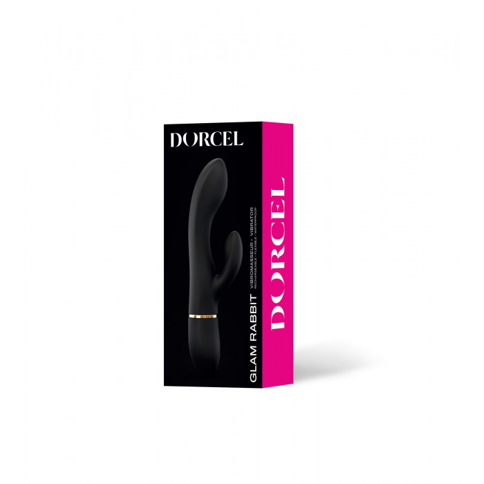 Вібратор-кролик Dorcel GLAM RABBIT, гнучкий стовбур, стимуляція точки G, 2 мотора