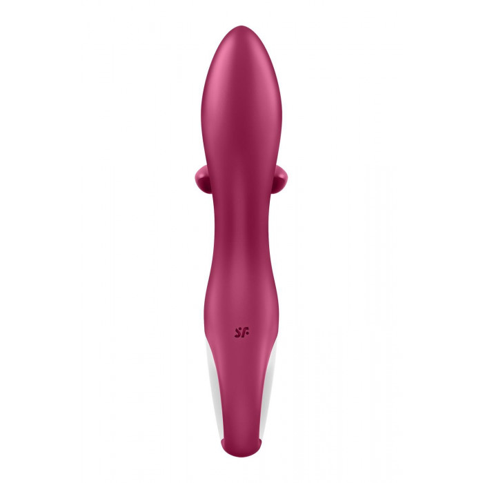 Вибратор кролик с тройным отростком Satisfyer Embrace me Berry, 2 мотора, диаметр 3,6 см