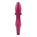 Вибратор кролик с тройным отростком Satisfyer Embrace me Berry, 2 мотора, диаметр 3,6 см