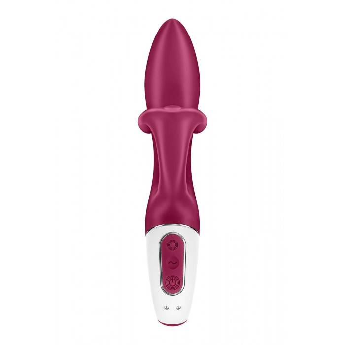 Вибратор кролик с тройным отростком Satisfyer Embrace me Berry, 2 мотора, диаметр 3,6 см